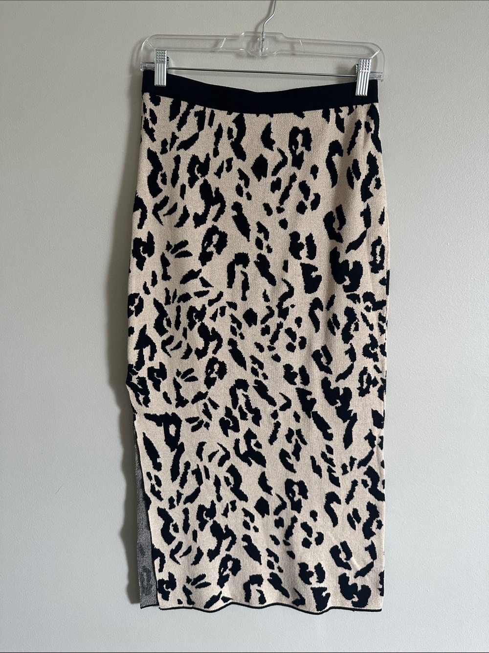 NWT Animal Print Knit Pencil Midi - Picture 12 of 14